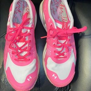 Womens Under Armour Breast Cancer edition sneakers